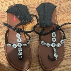 Bejeweled Thong Sandals